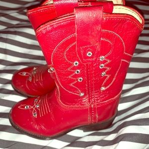 Red Bling Cowgirl Boots